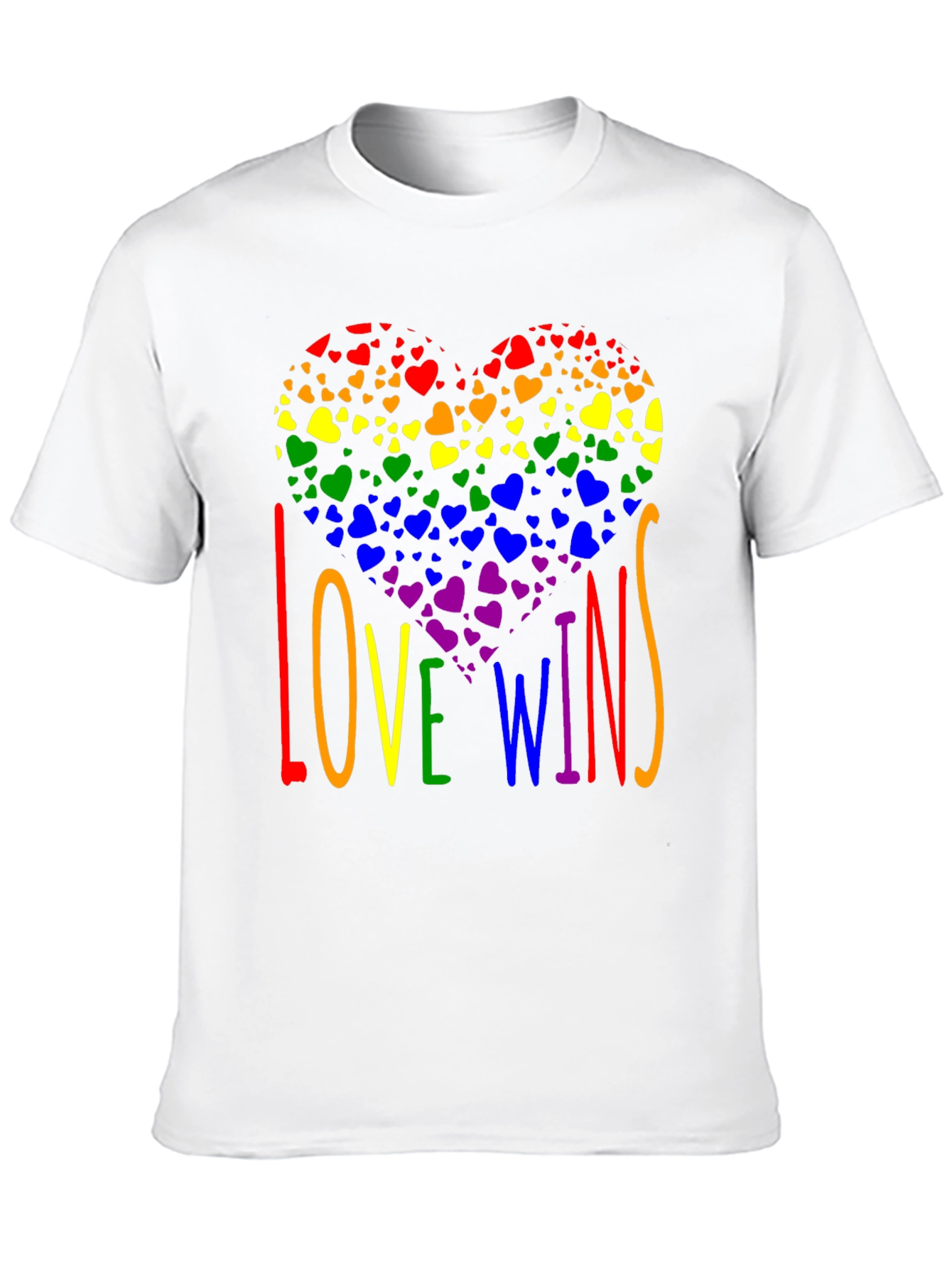 Love Wins Rainbow Heart T-Shirt