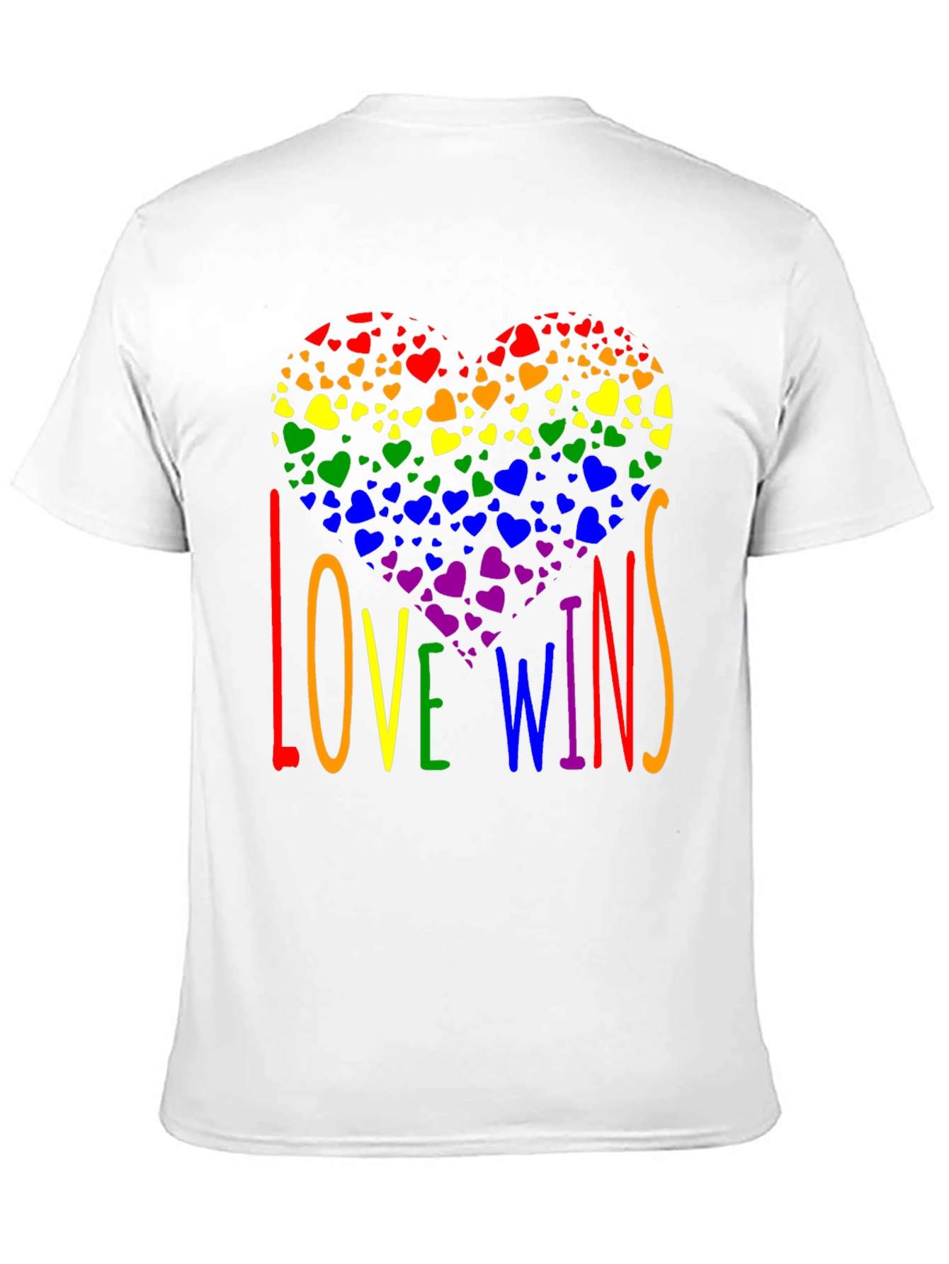 Love Wins Rainbow Heart T-Shirt