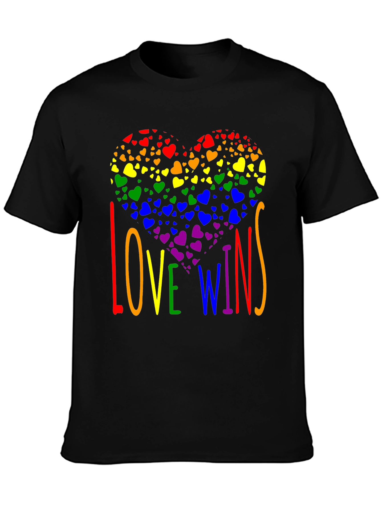 Love Wins Rainbow Heart T-Shirt