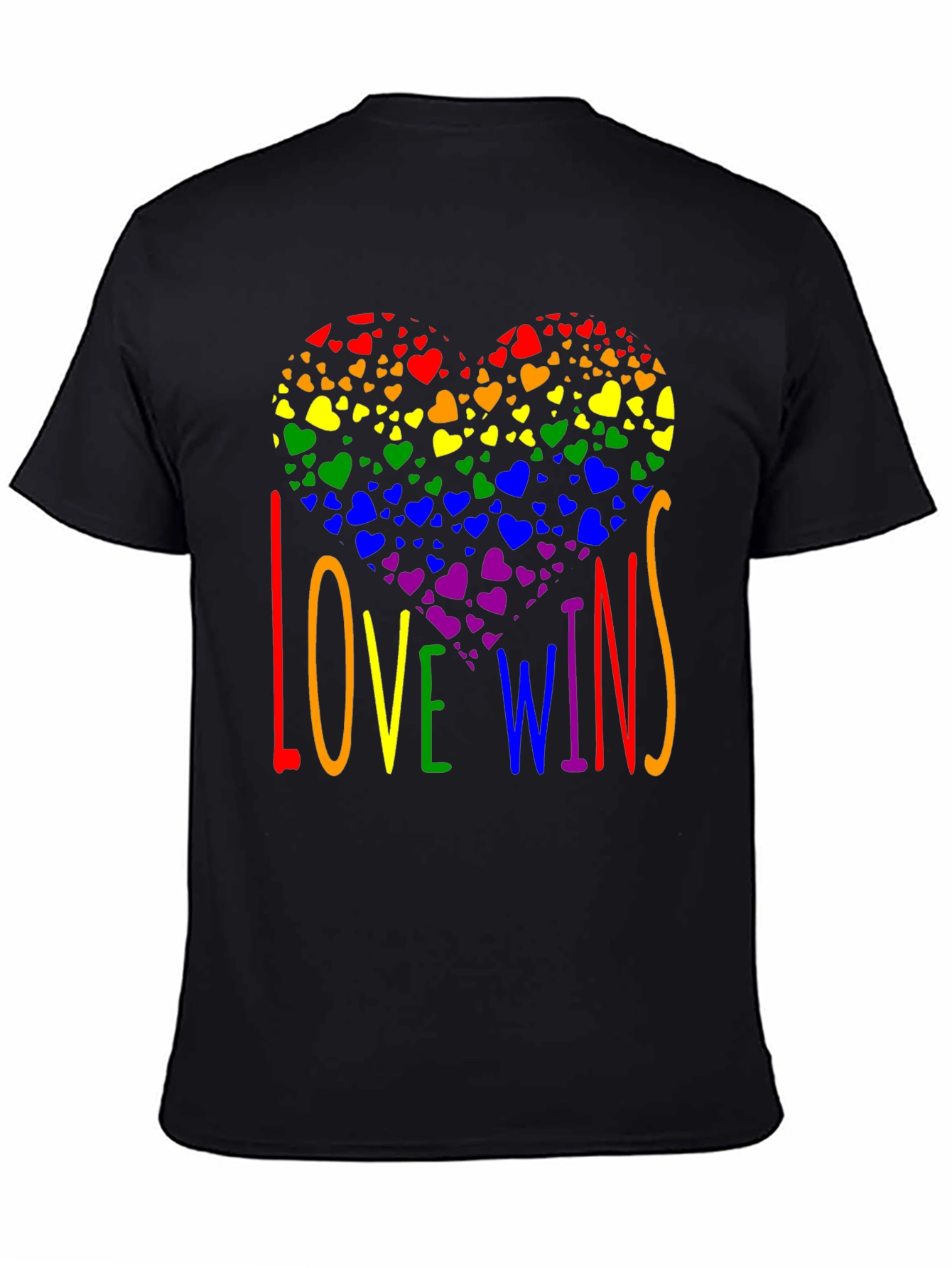 Love Wins Rainbow Heart T-Shirt