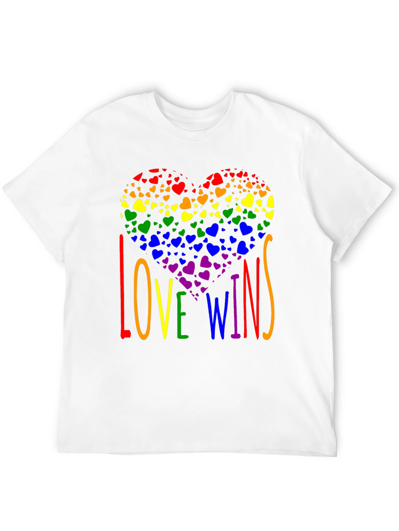 Love Wins Rainbow Heart T-Shirt