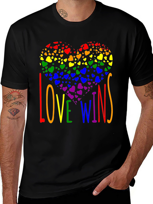 Love Wins Rainbow Heart T-Shirt
