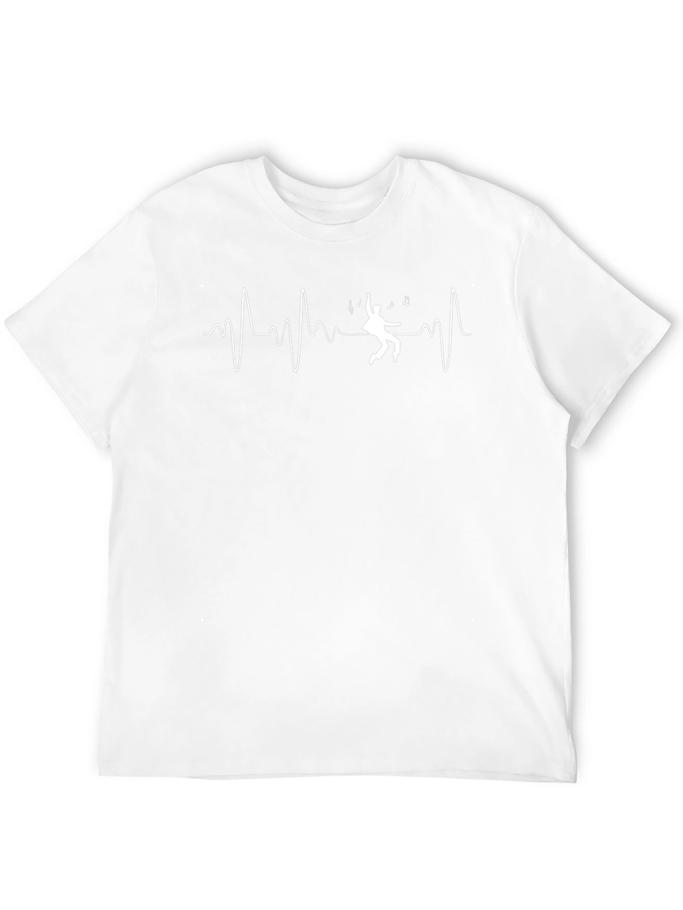 Rhythm Heartbeat Dancer Graphic Tee - Black