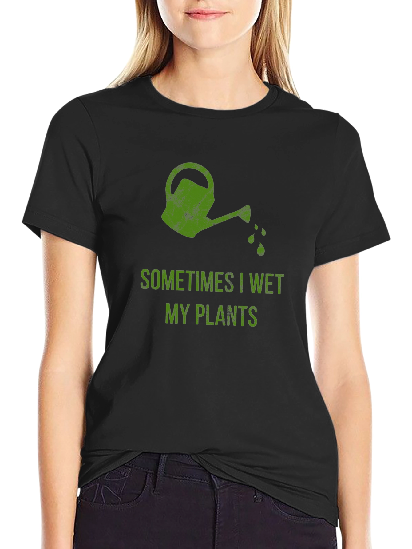 Funny Gardening T-Shirt - Sometimes I Wet My Plants