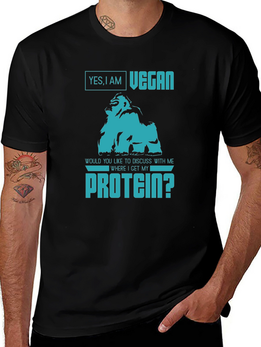 Vegan Gorilla Graphic T-Shirt