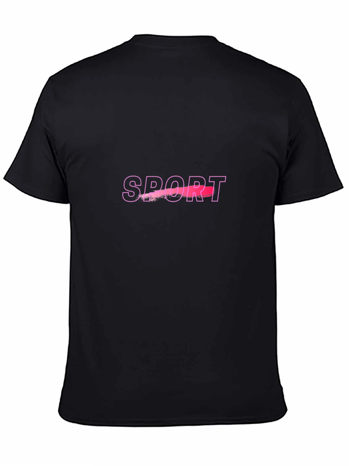 Sport Graphic Black T-Shirt
