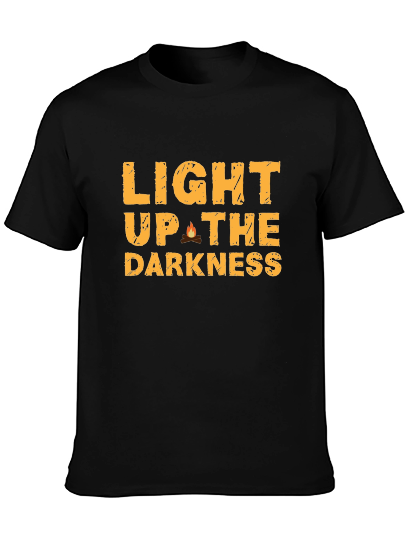 Light Up the Darkness Graphic Tee - Black