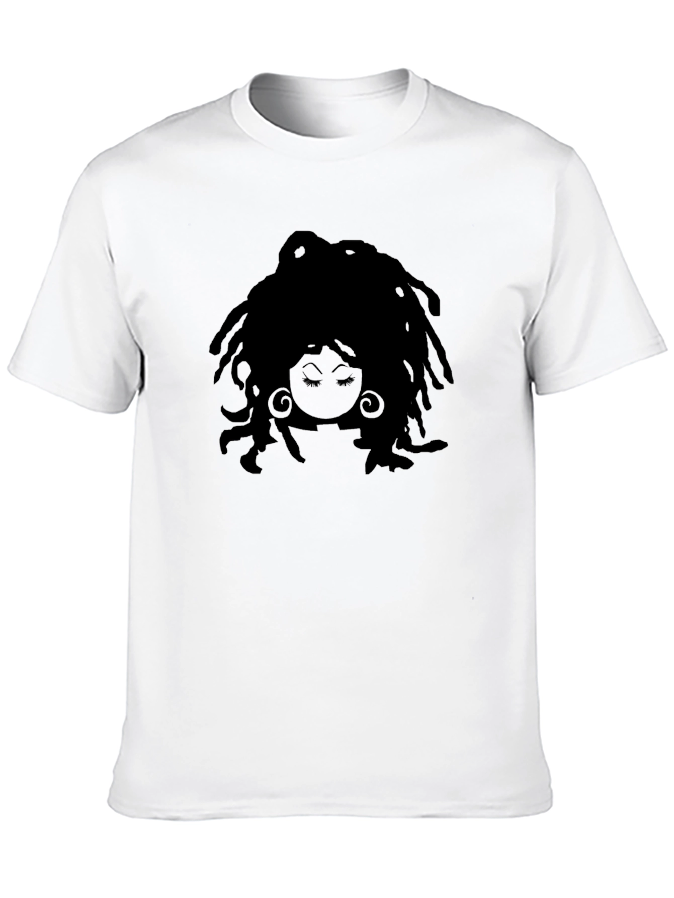 Afro Silhouette Black T-Shirt