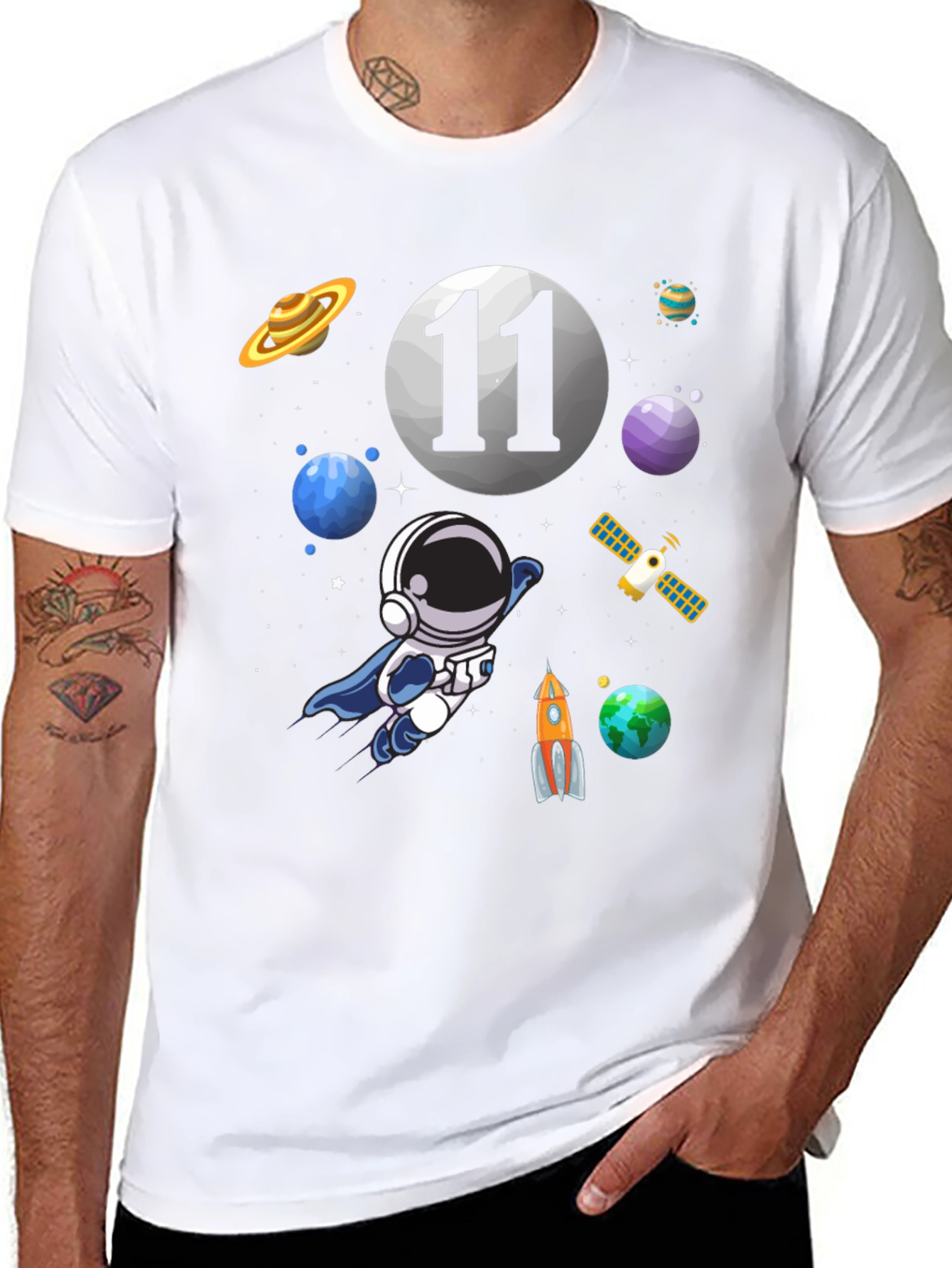 Astronaut 11th Birthday T-Shirt