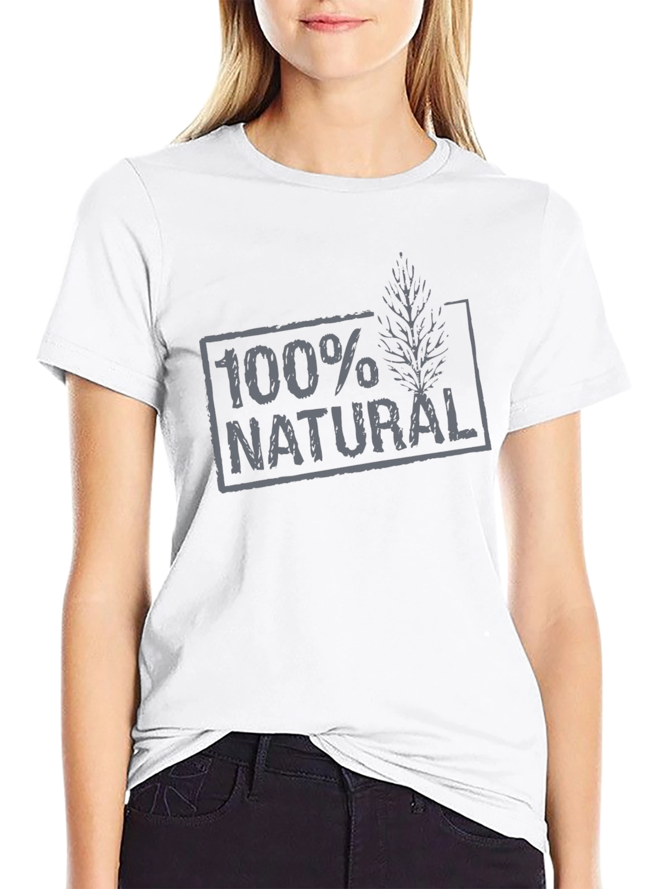 100% Natural Graphic T-Shirt - Eco-Friendly Design