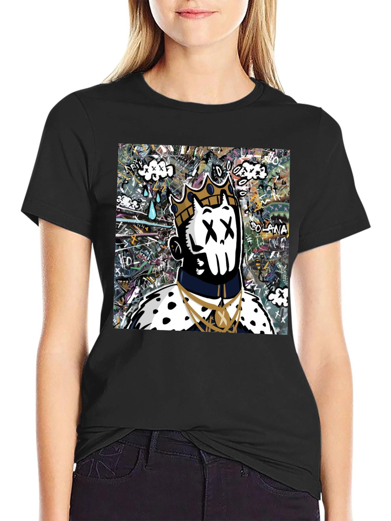 Graffiti King Black T-Shirt