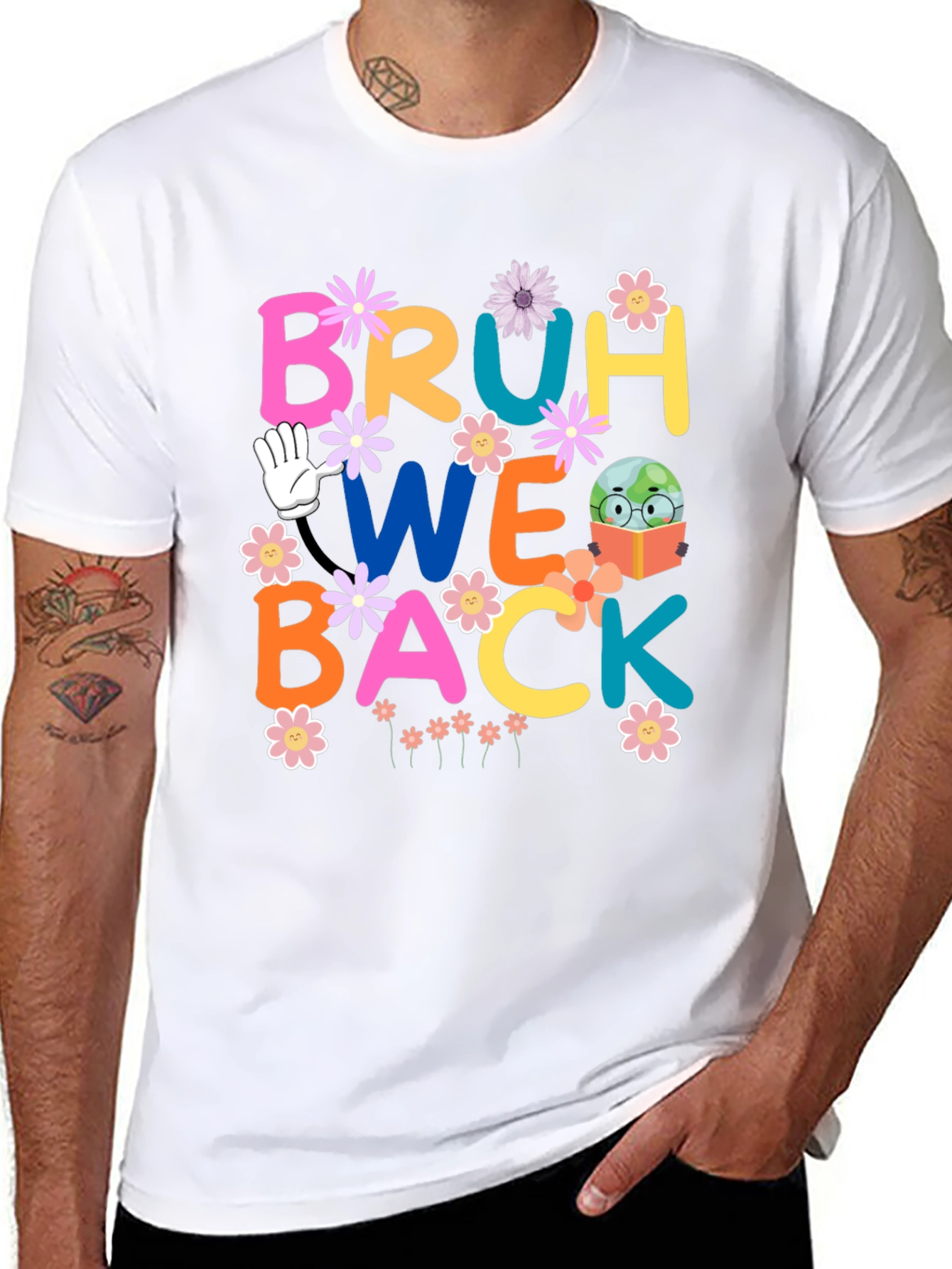 Bruh We Back T-Shirt - Back to School Shirt