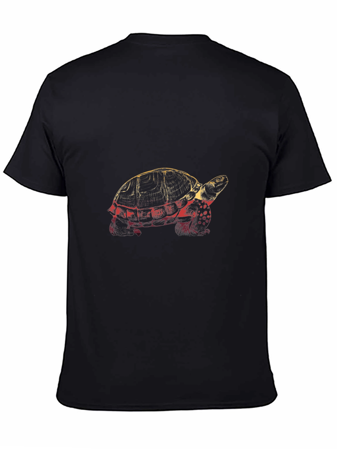 Turtle Graphic Black T-Shirt