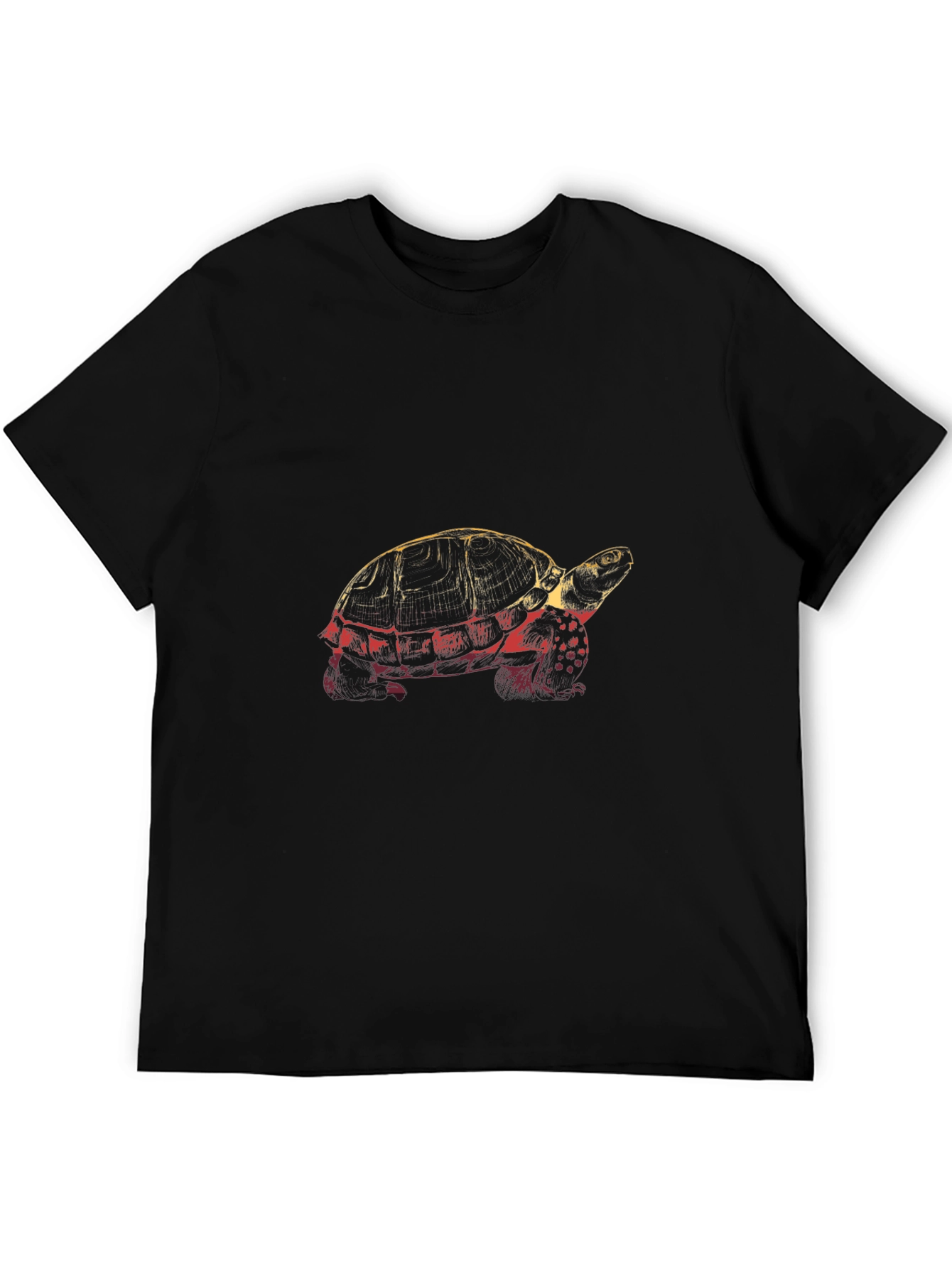 Turtle Graphic Black T-Shirt