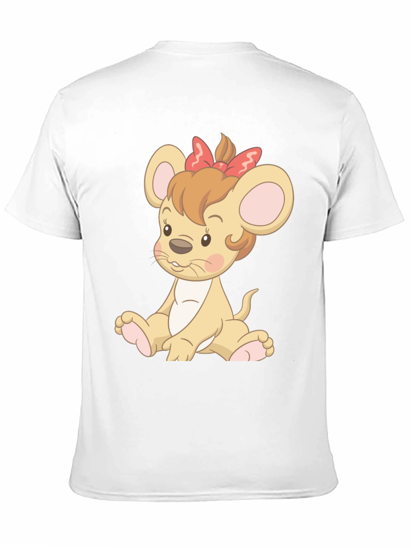 Cute Cartoon Mouse T-Shirt - Unisex Black Tee