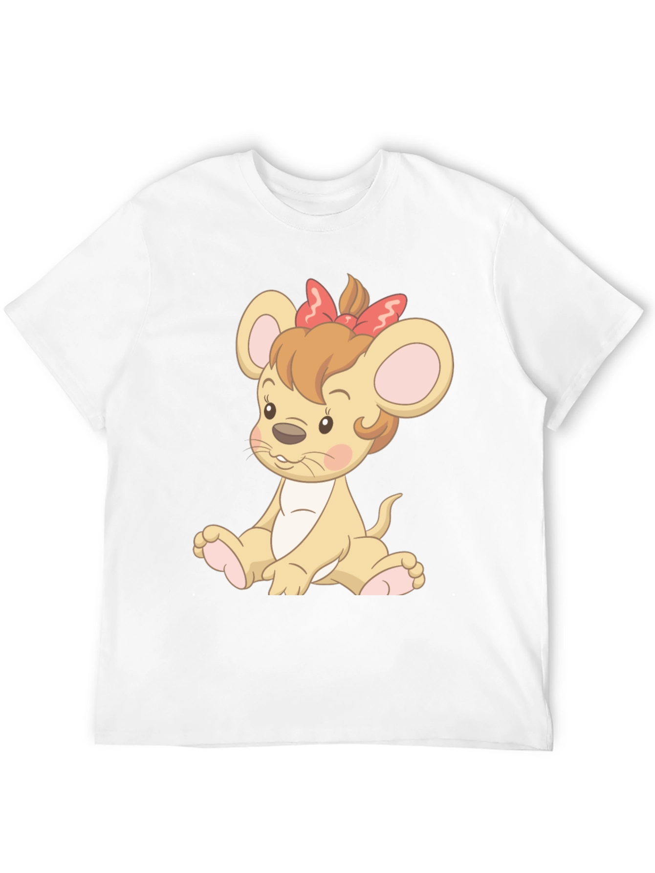 Cute Cartoon Mouse T-Shirt - Unisex Black Tee