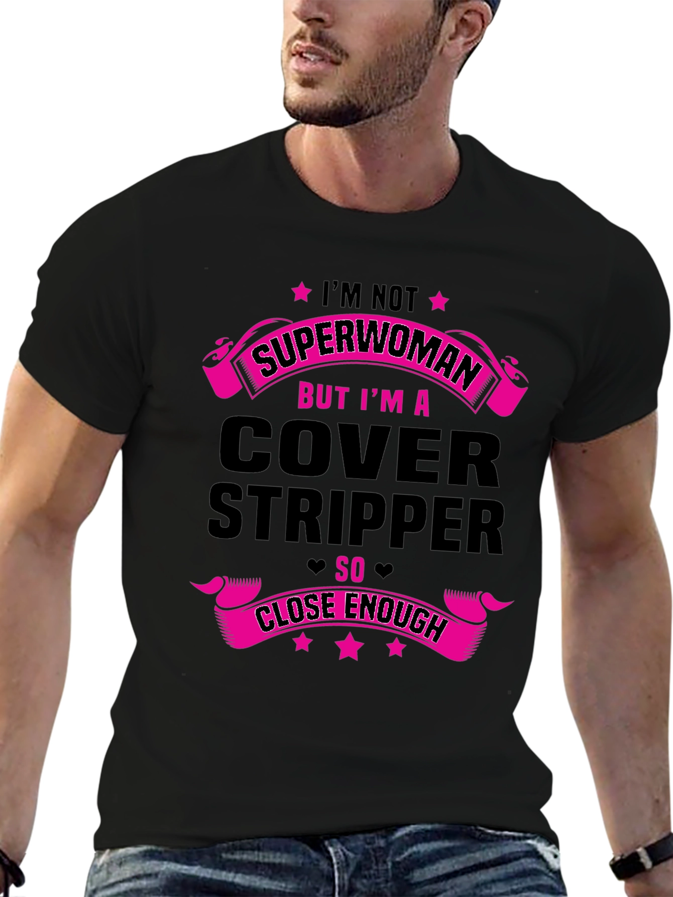 Cover Stripper Graphic Tee Funny Novelty T-Shirt