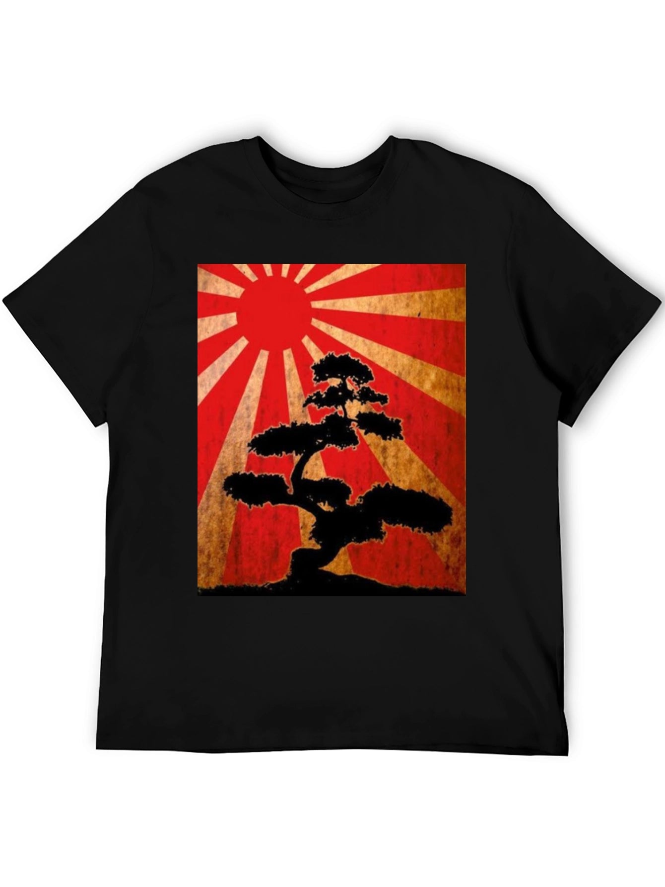 Bonsai Tree Graphic Tee - Japanese Art Style