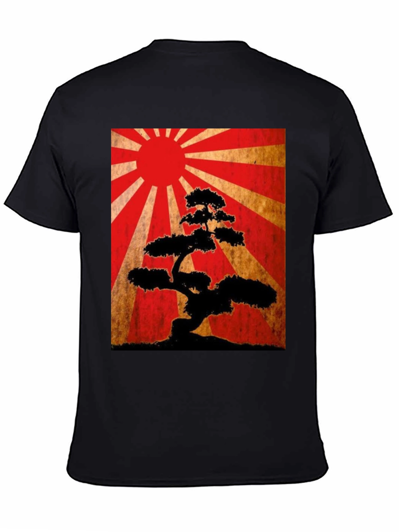 Bonsai Tree Graphic Tee - Japanese Art Style