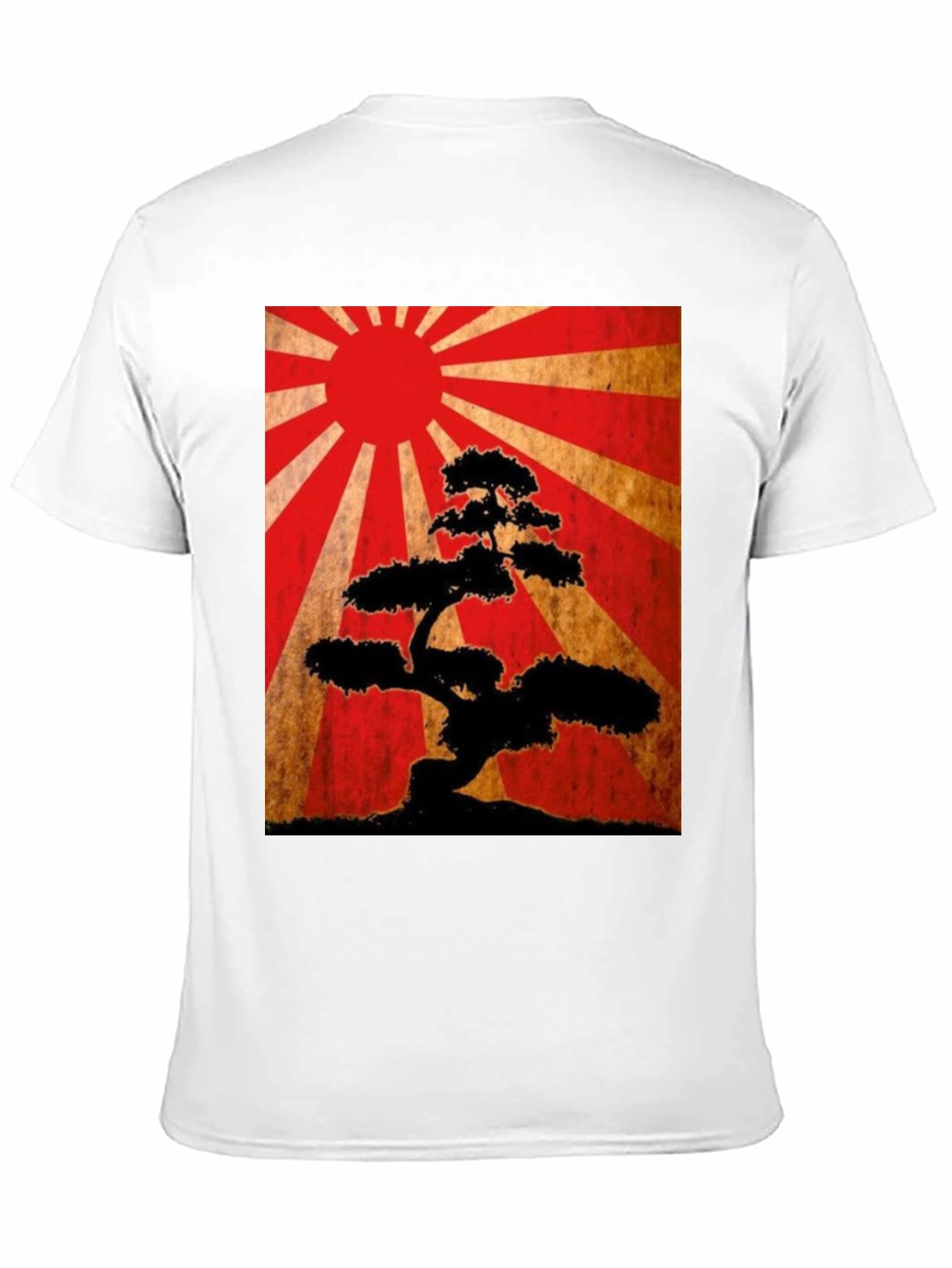 Bonsai Tree Graphic Tee - Japanese Art Style
