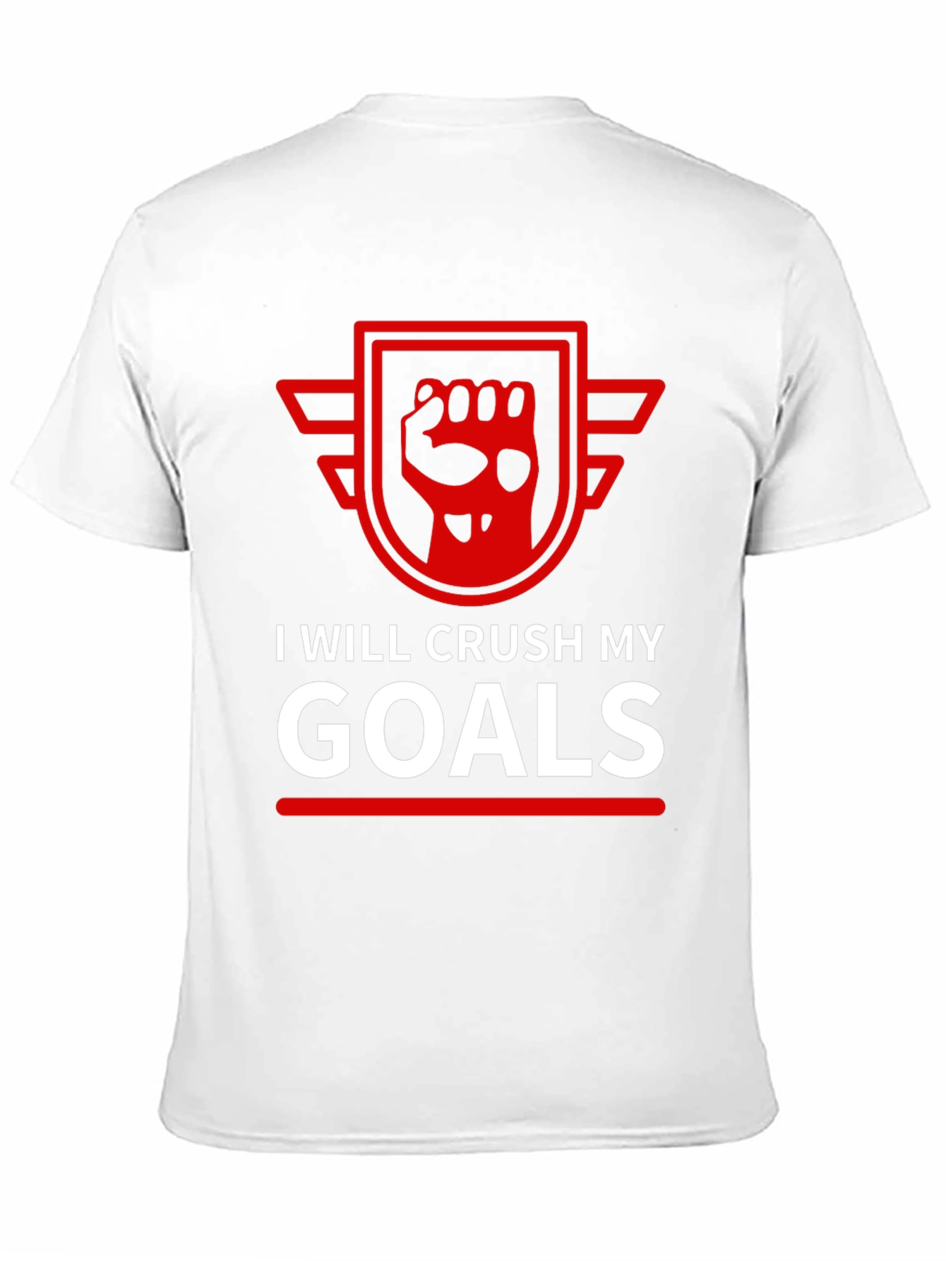 I Will Crush My Goals Black T-Shirt