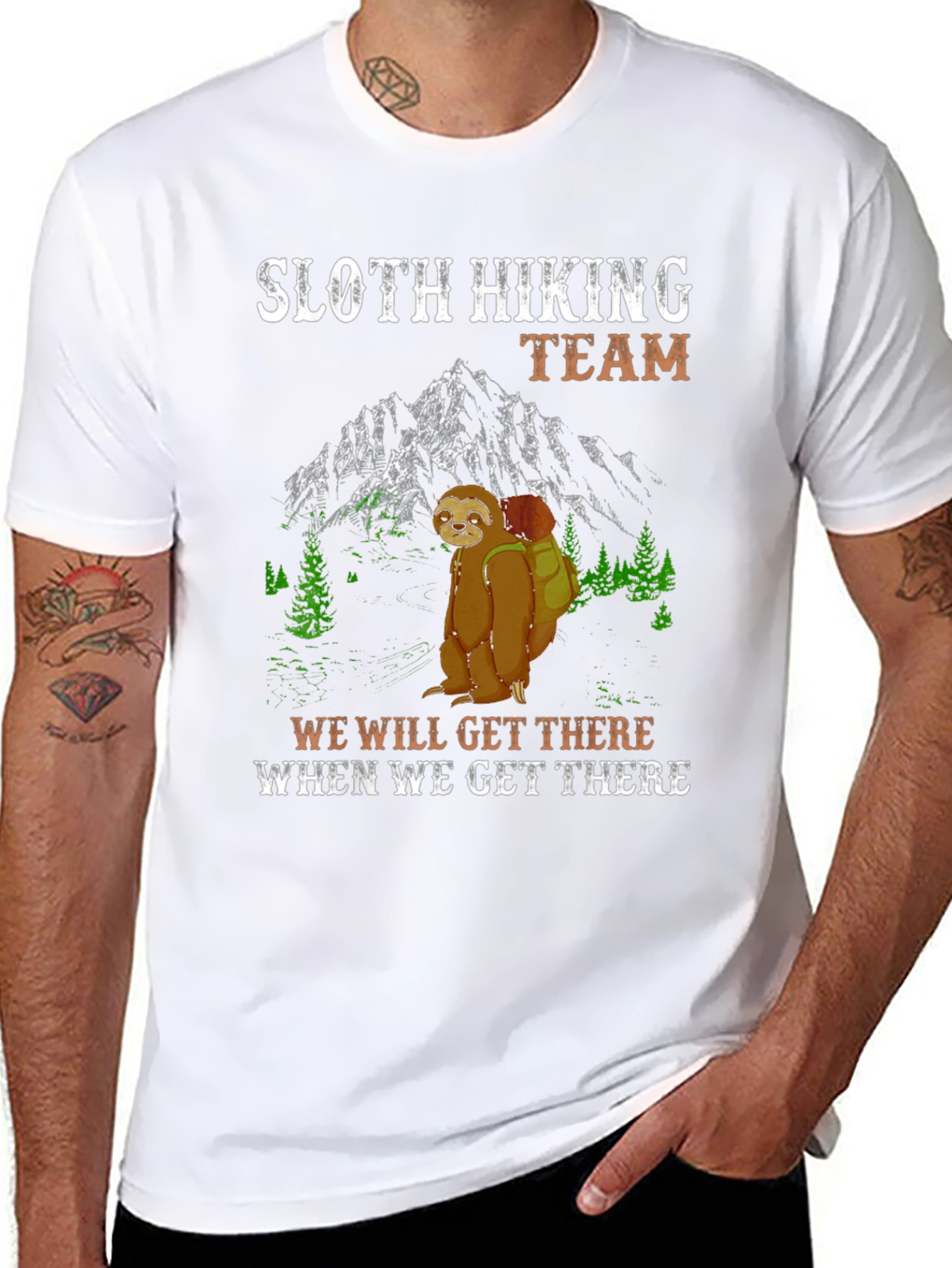 Sloth Hiking Team T-Shirt