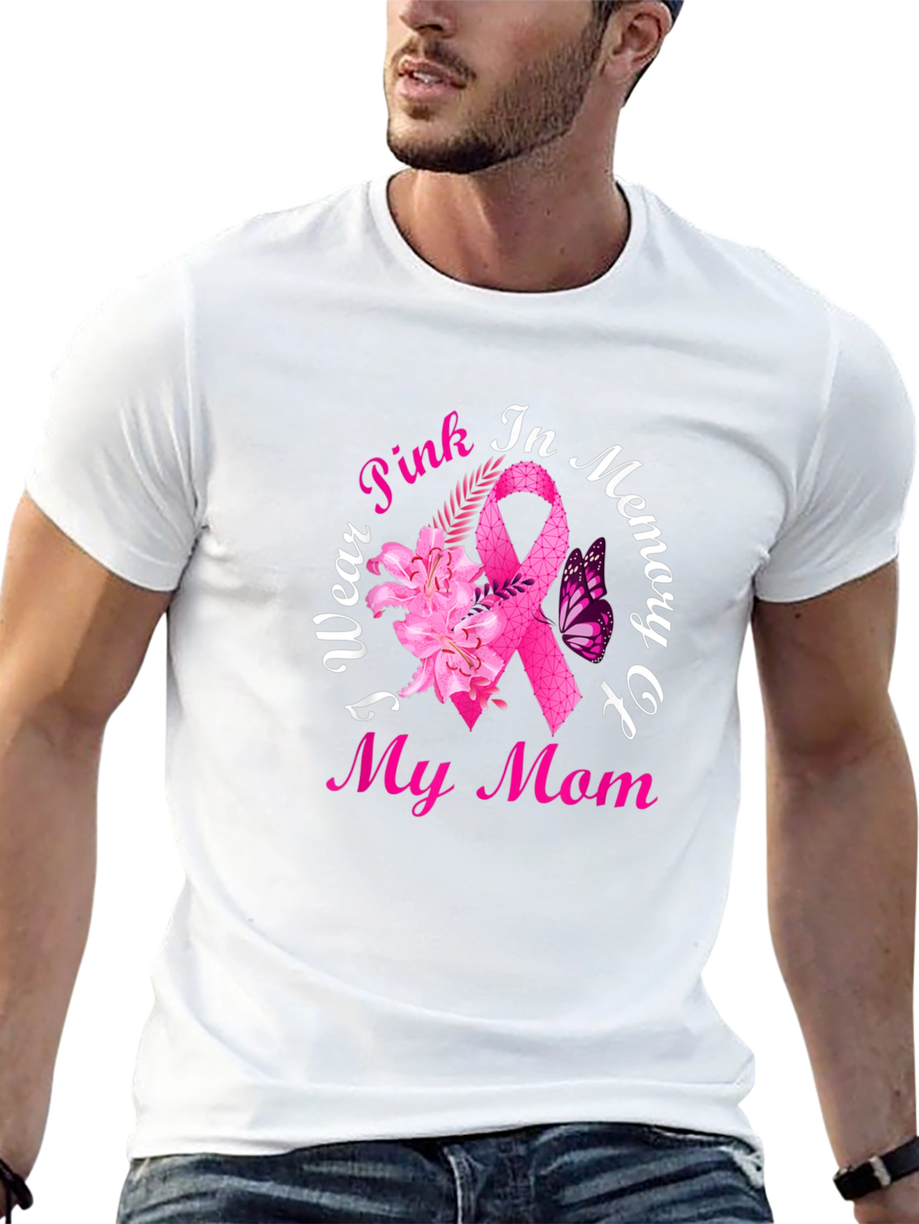 Pink Ribbon My Mom T-Shirt