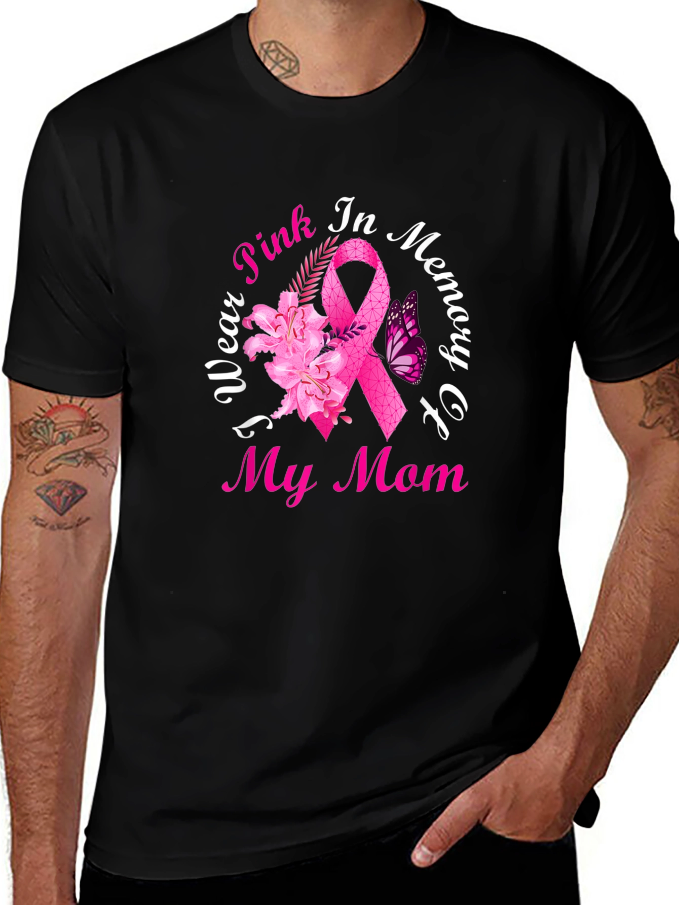 Pink Ribbon My Mom T-Shirt