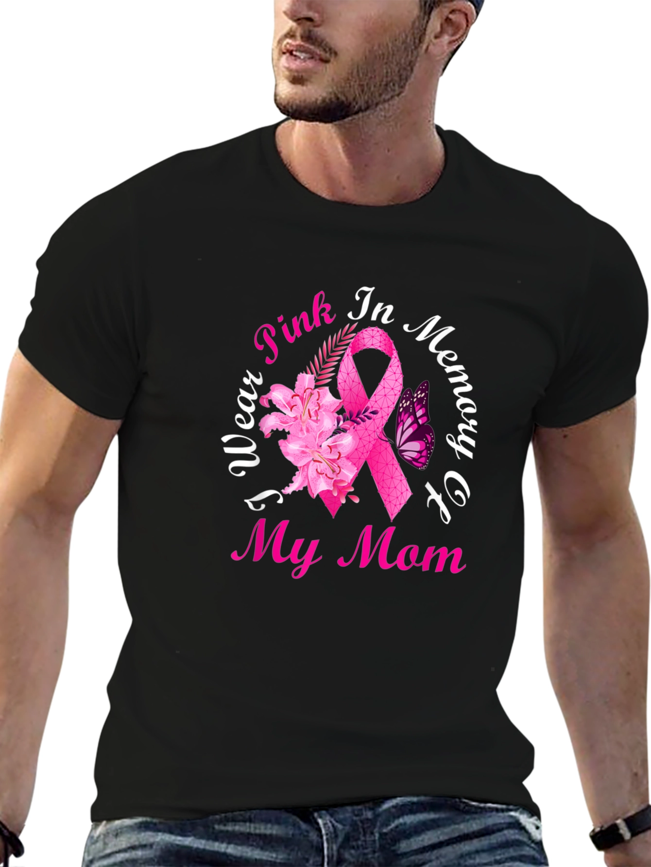 Pink Ribbon My Mom T-Shirt