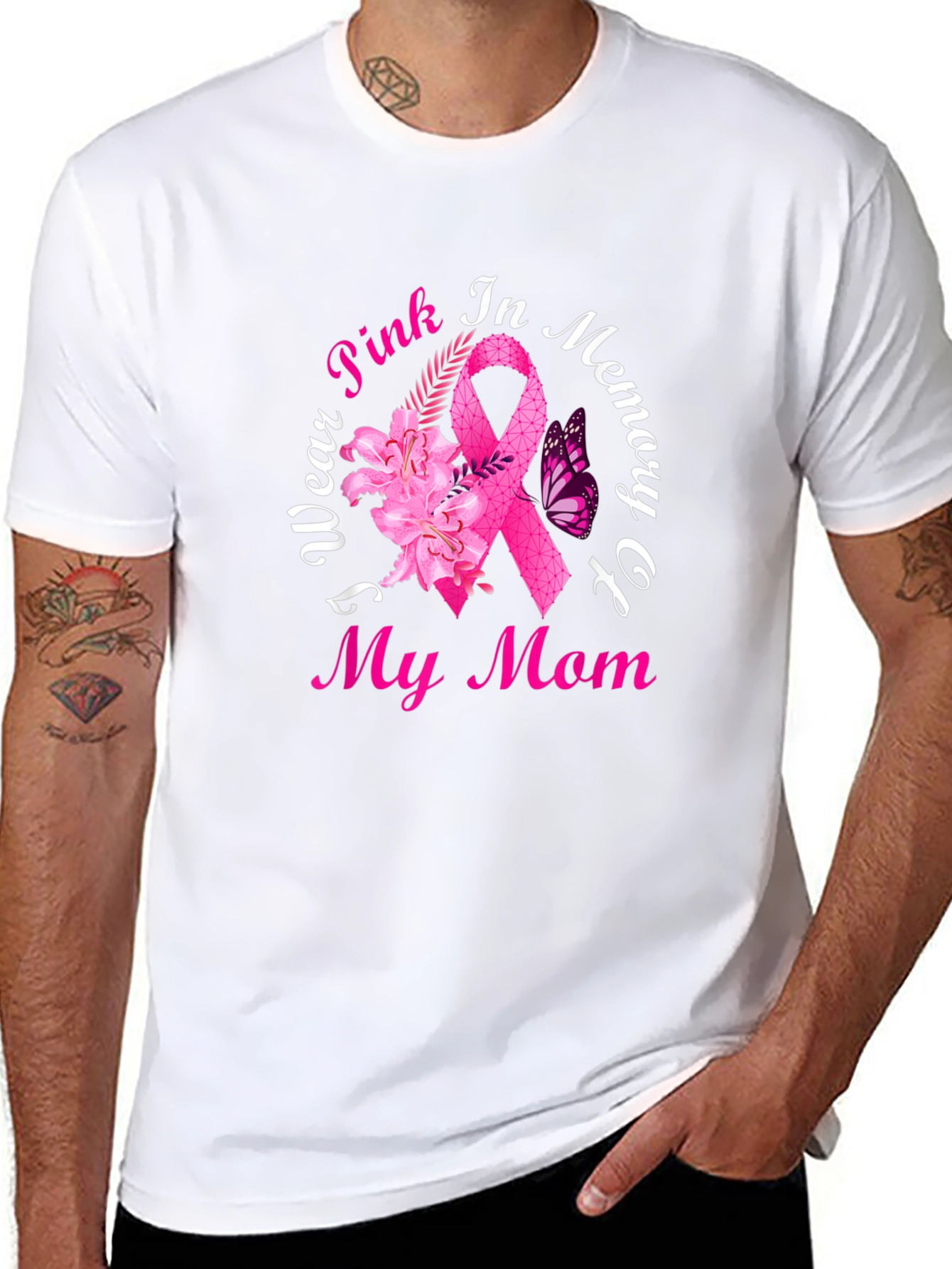 Pink Ribbon My Mom T-Shirt