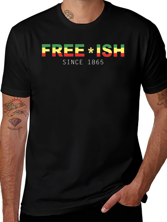 Free-ish Since 1865 Black Graphic T-Shirt