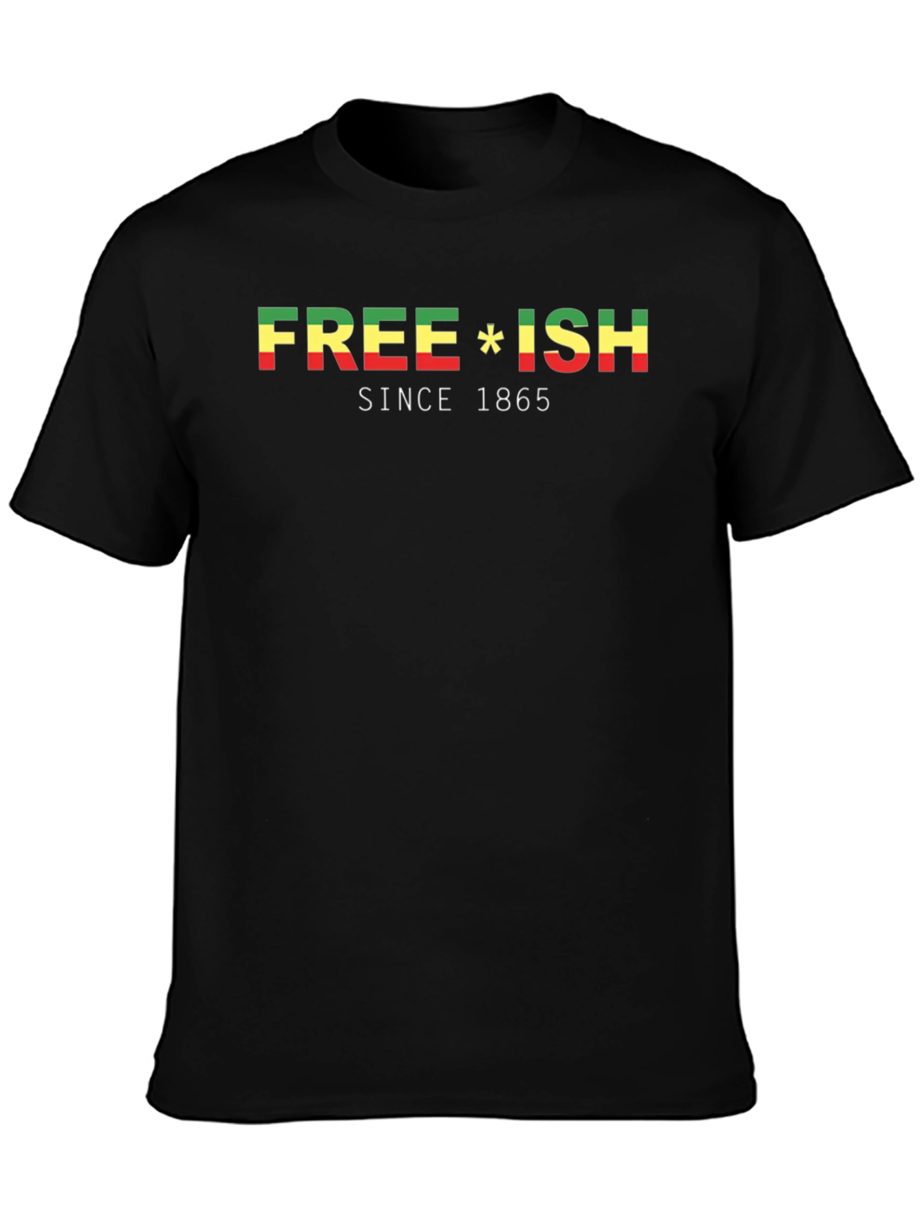 Free-ish Since 1865 Black Graphic T-Shirt
