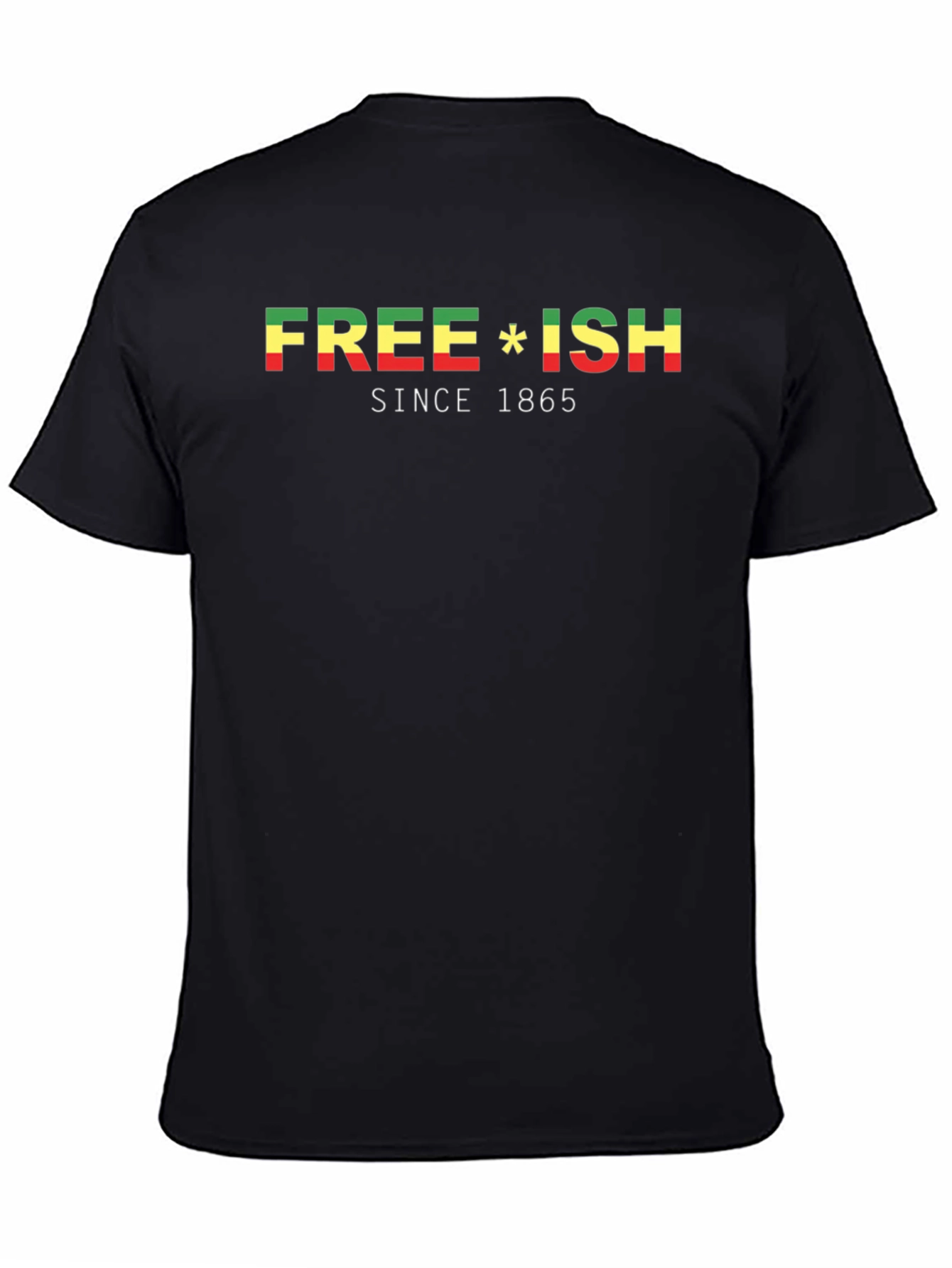 Free-ish Since 1865 Black Graphic T-Shirt