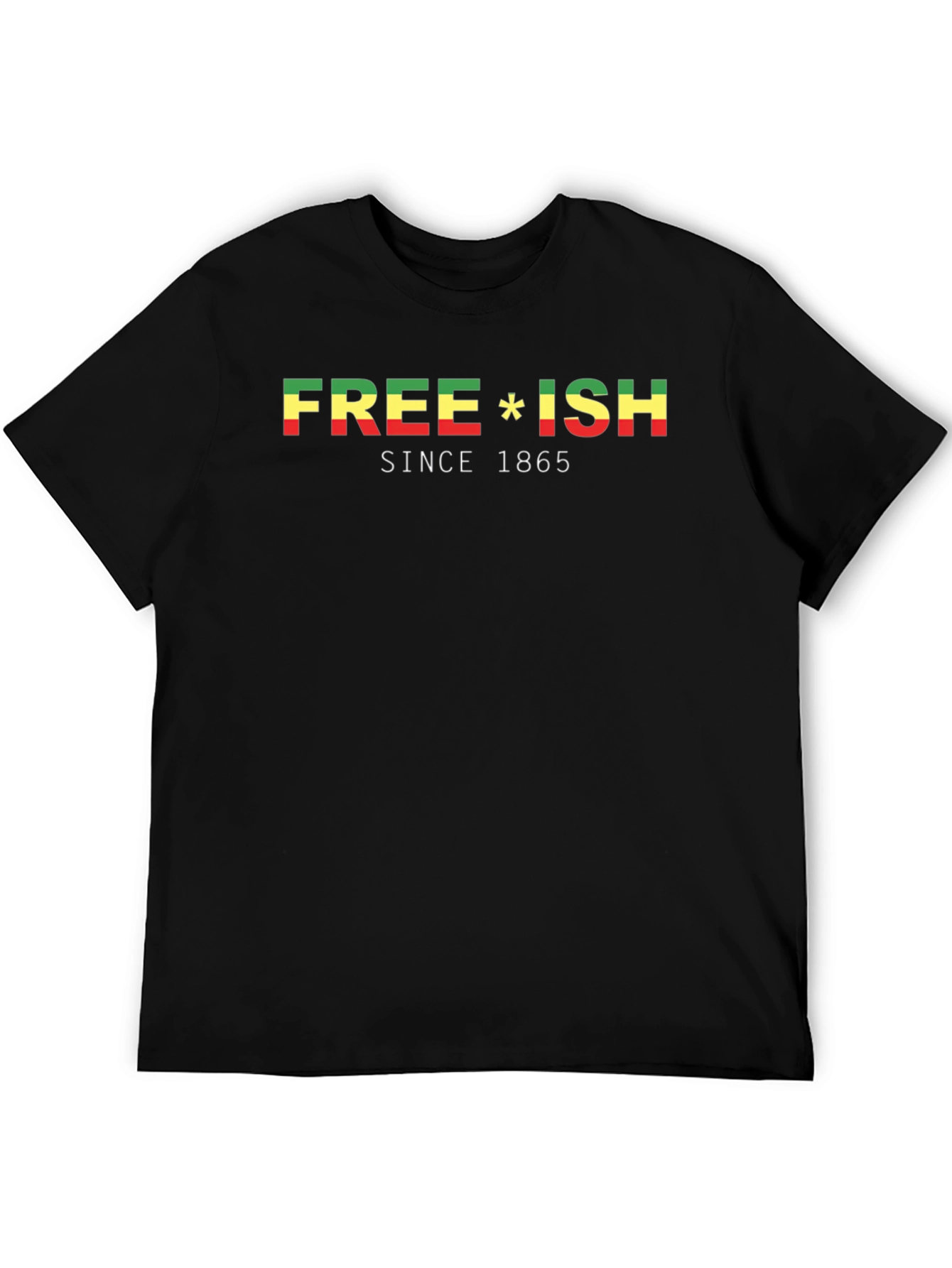 Free-ish Since 1865 Black Graphic T-Shirt