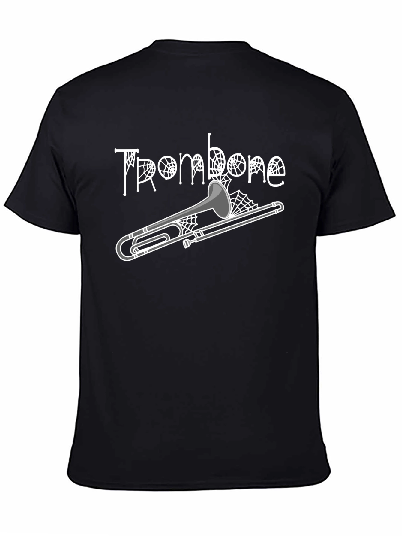 Halloween Trombone T-Shirt - Spooky Music Tee
