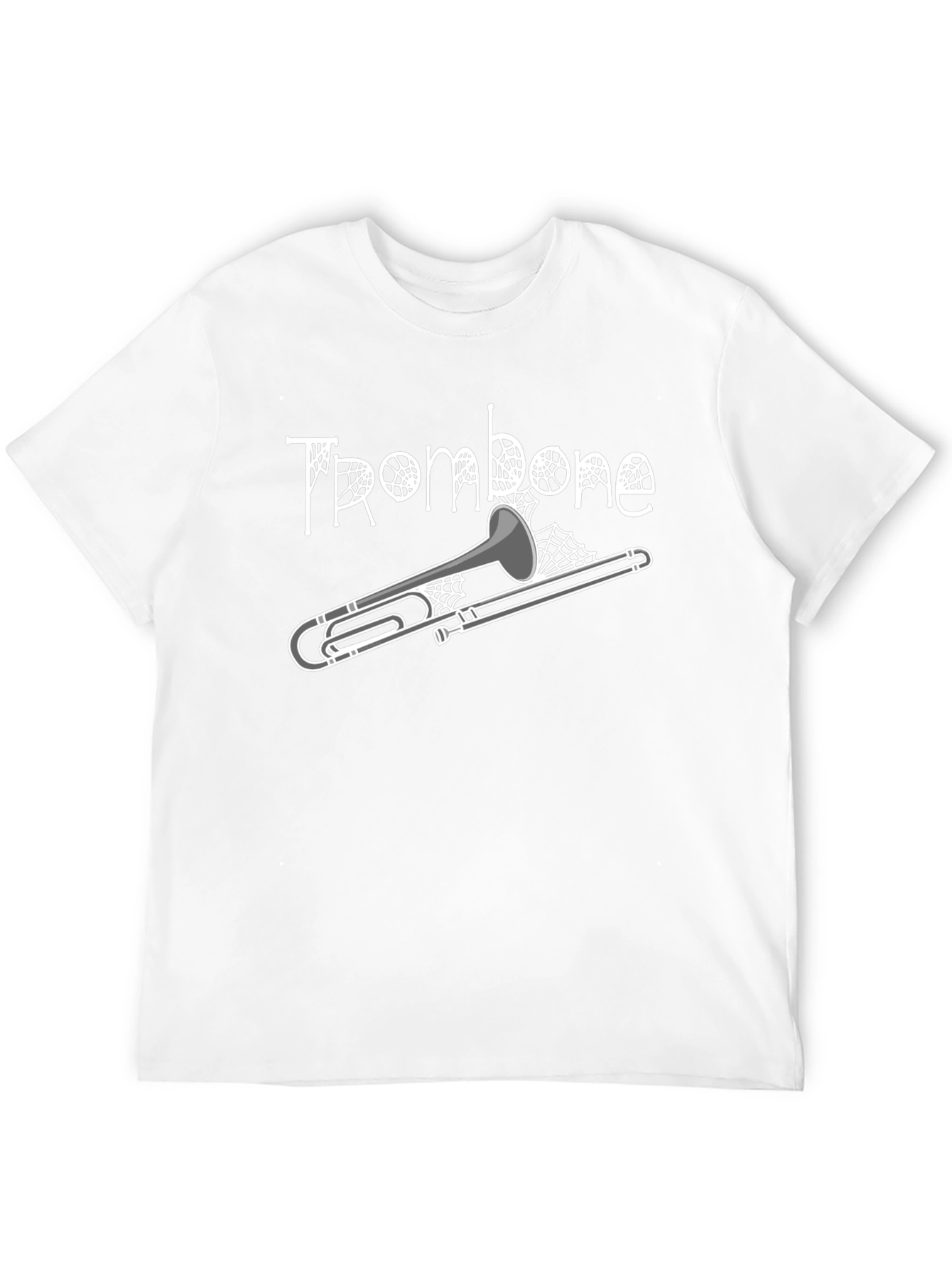 Halloween Trombone T-Shirt - Spooky Music Tee