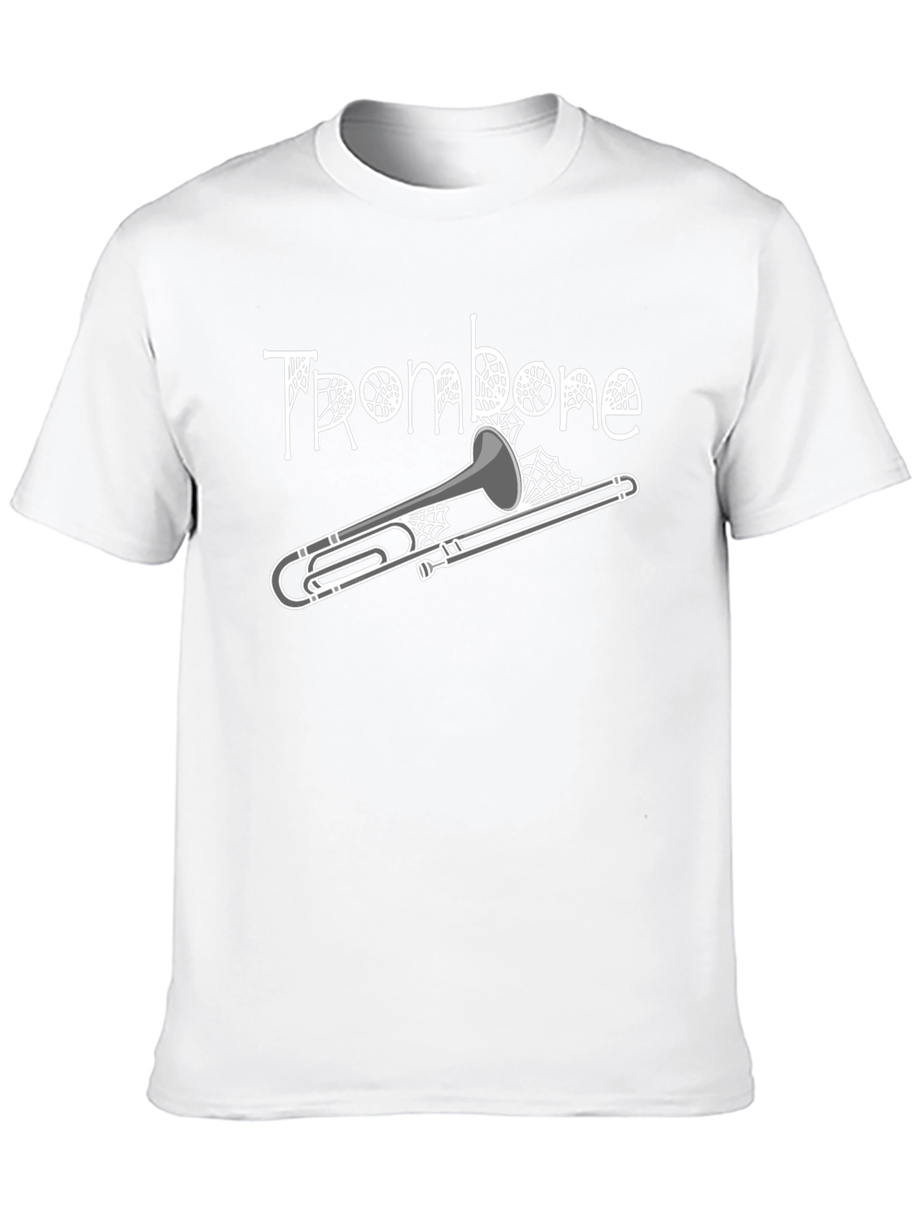 Halloween Trombone T-Shirt - Spooky Music Tee