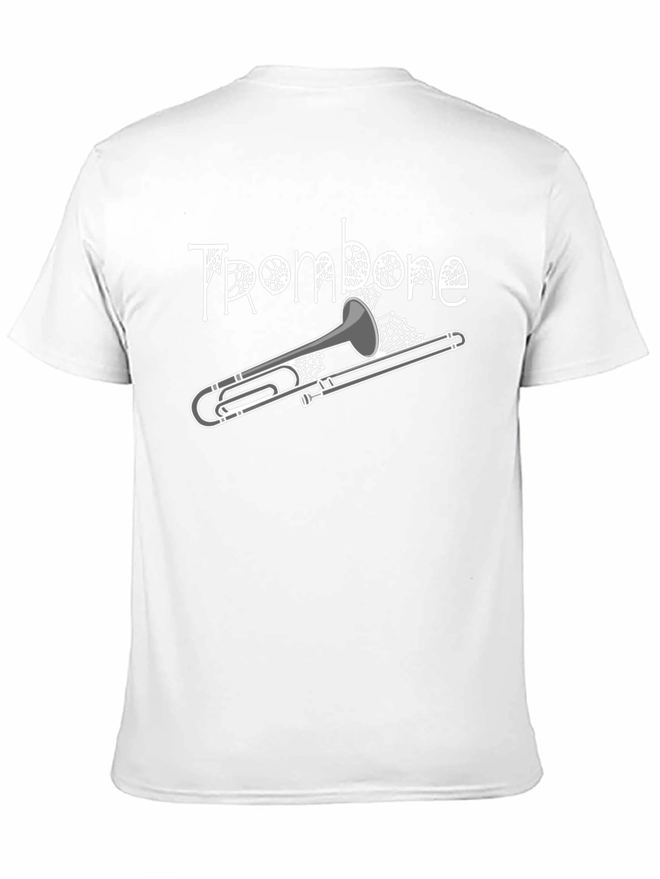 Halloween Trombone T-Shirt - Spooky Music Tee