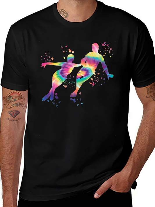 Tie-Dye Figure Skating T-Shirt