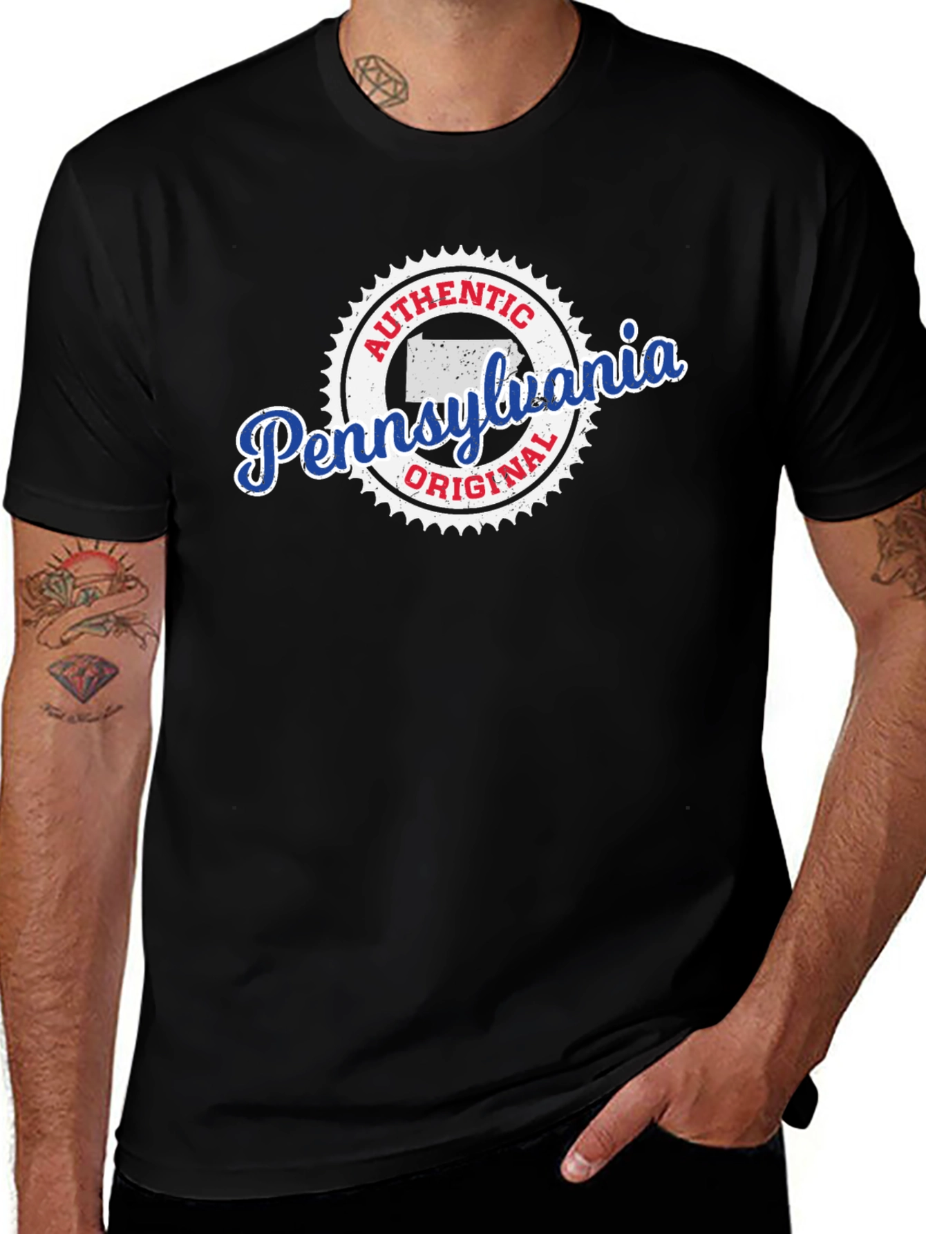 Authentic Pennsylvania T-Shirt - Original Design