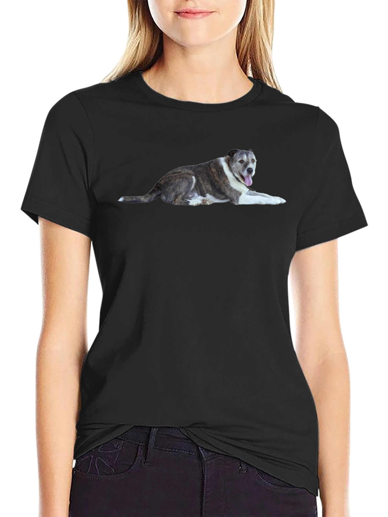 Dog Graphic T-Shirt - Unisex Casual Tee