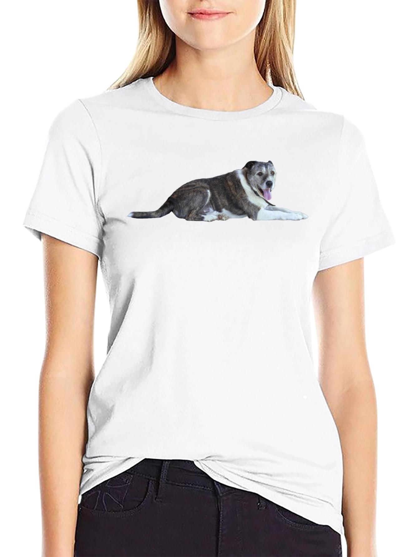 Dog Graphic T-Shirt - Unisex Casual Tee