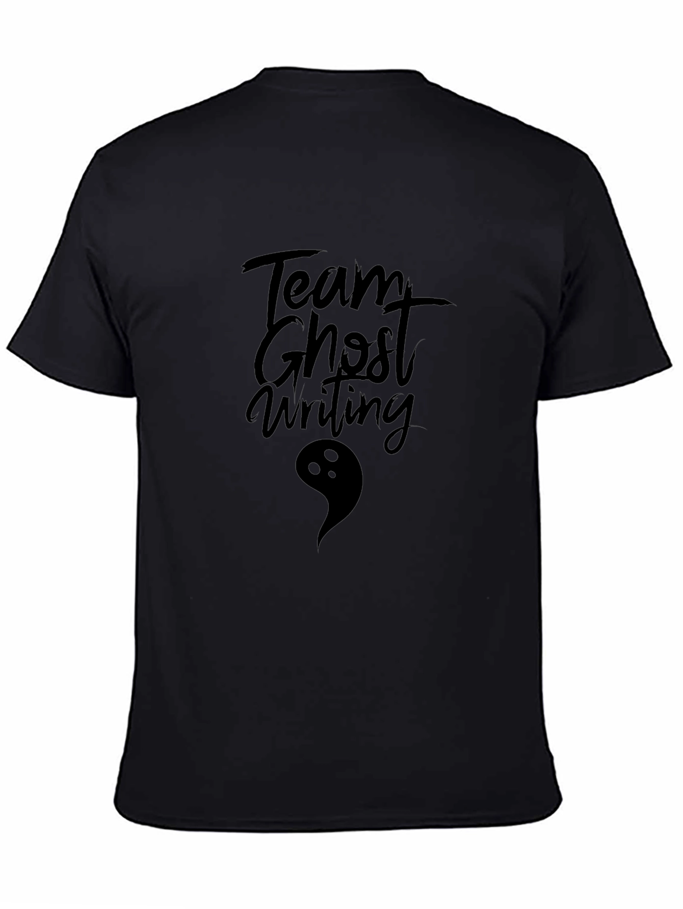 Team Ghost Writing T-Shirt - Spooky Season Graphic Tee