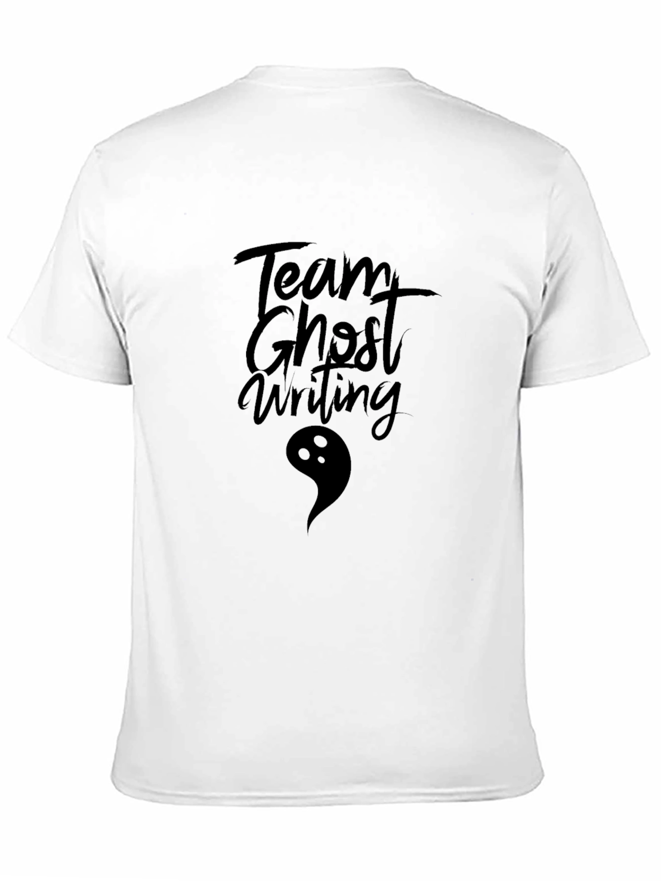 Team Ghost Writing T-Shirt - Spooky Season Graphic Tee