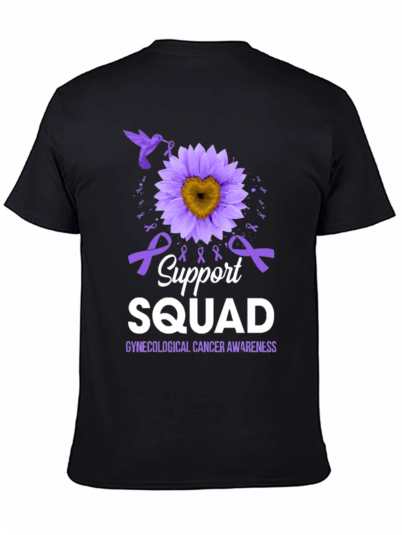 Gynecological Cancer Awareness Support Squad T-Shirt