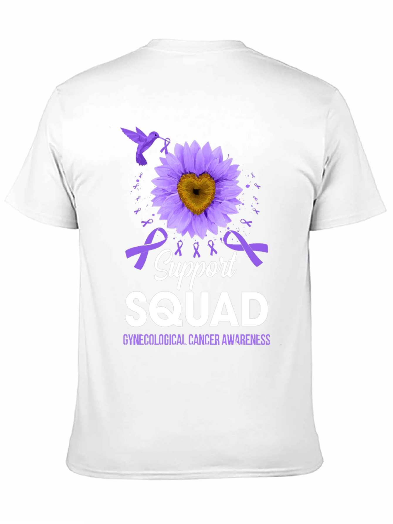 Gynecological Cancer Awareness Support Squad T-Shirt