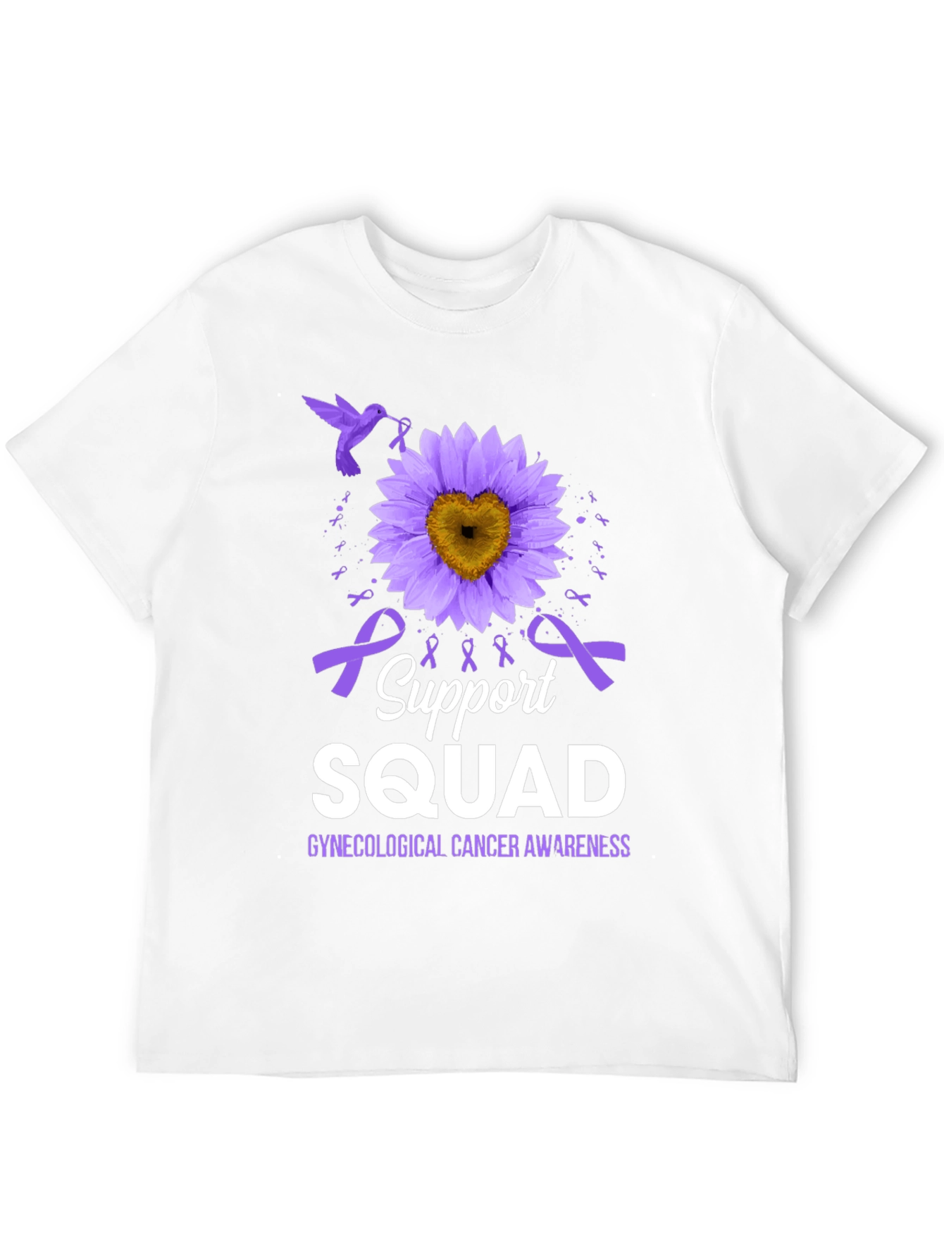 Gynecological Cancer Awareness Support Squad T-Shirt