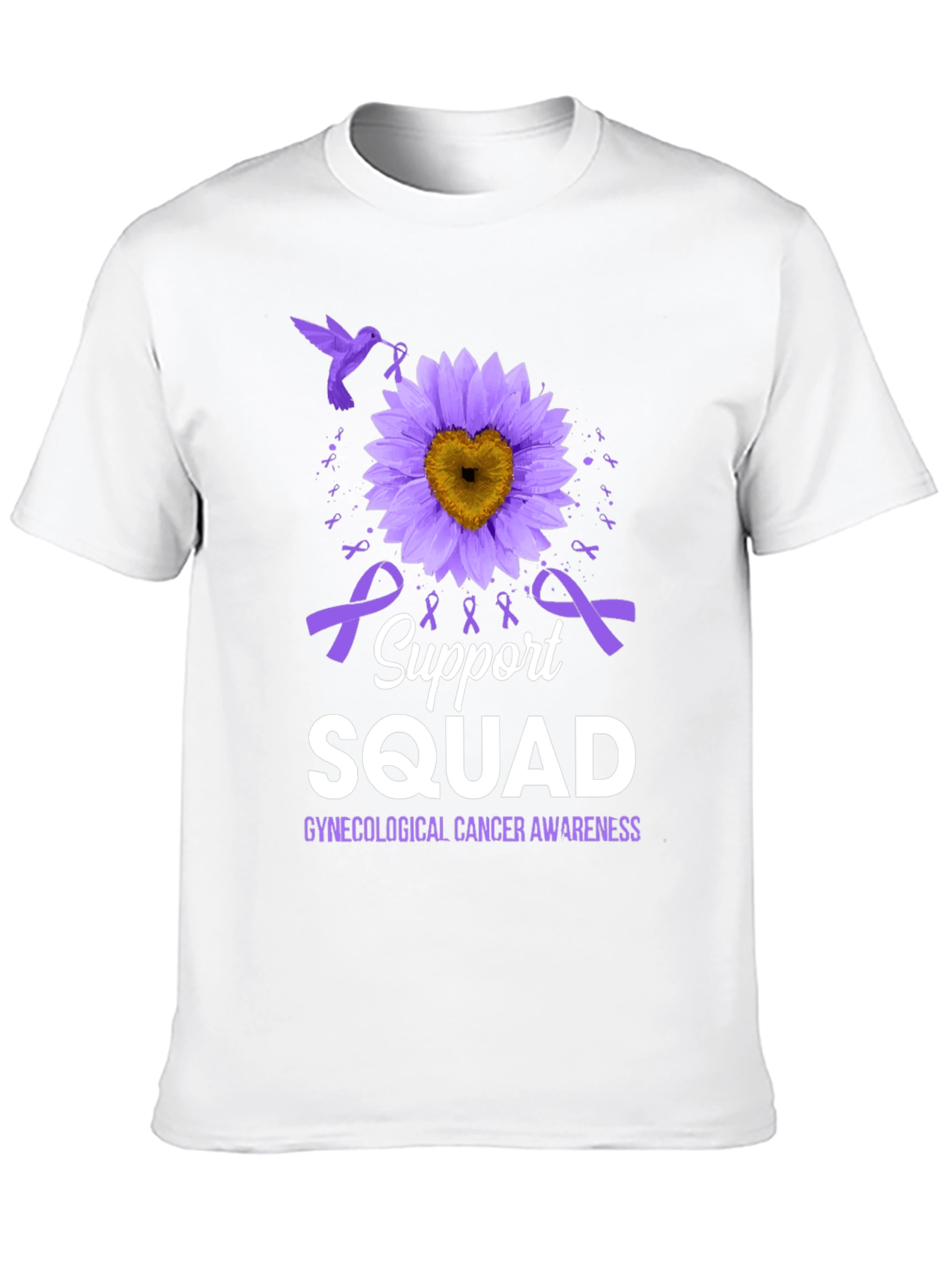 Gynecological Cancer Awareness Support Squad T-Shirt