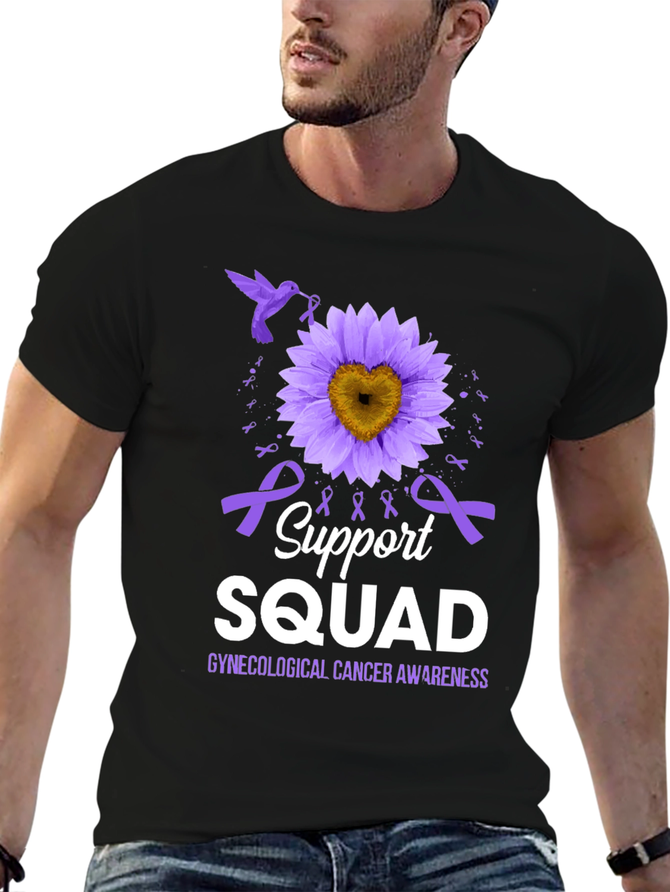 Gynecological Cancer Awareness Support Squad T-Shirt