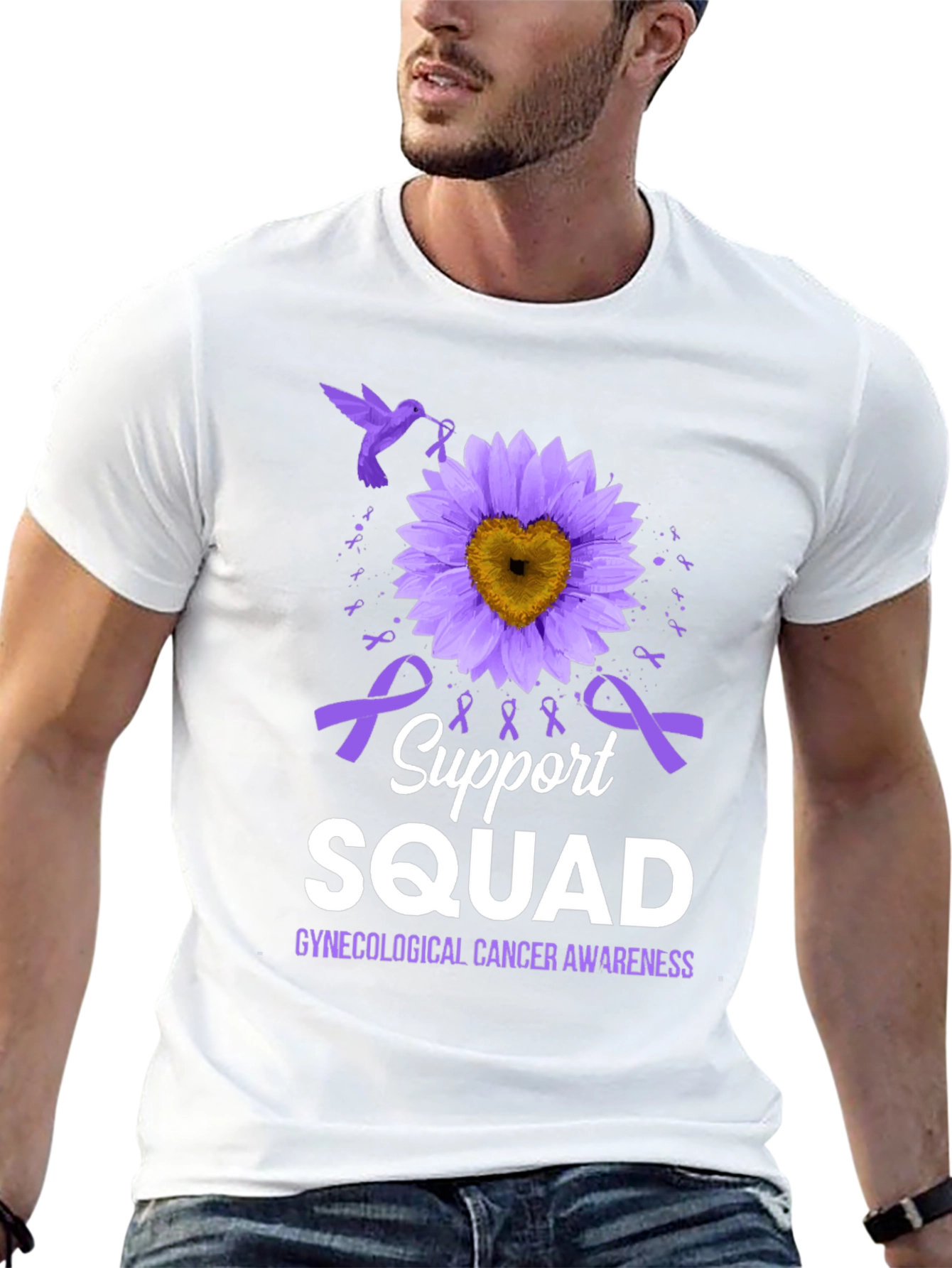 Gynecological Cancer Awareness Support Squad T-Shirt